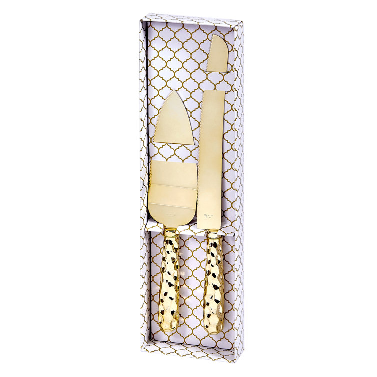 FashionCraft Stainless Steel Cake Serving Set & Reviews Wayfair